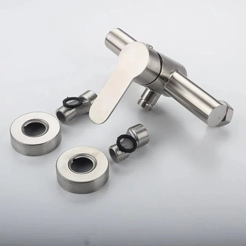 Stainless Steel Shower Faucet Wall Mounted SUS304 Bathroom Mixer