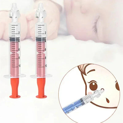 Baby Nasal Aspirator Silicone Nose Cleaner Syringe For Kids