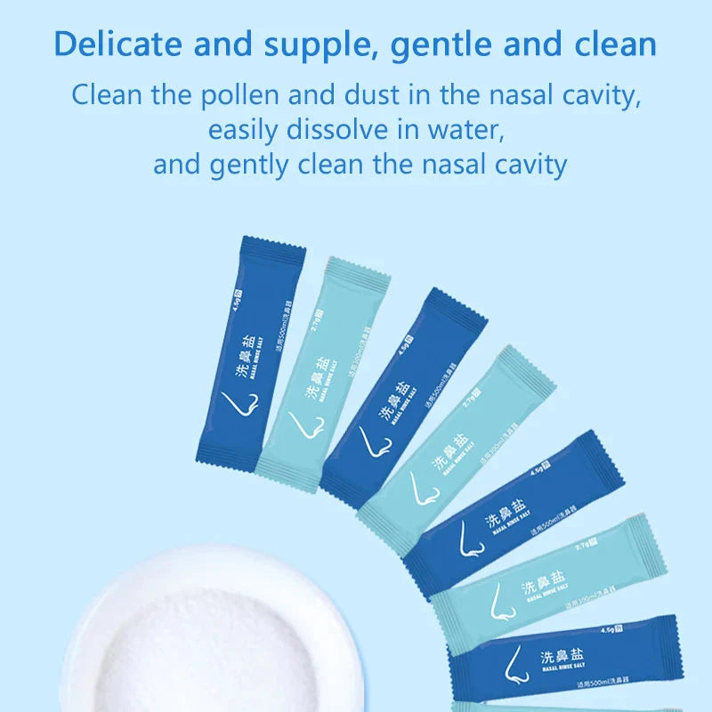 50PCS Nasal Wash Salt For Nose Irrigator And Cavity Care