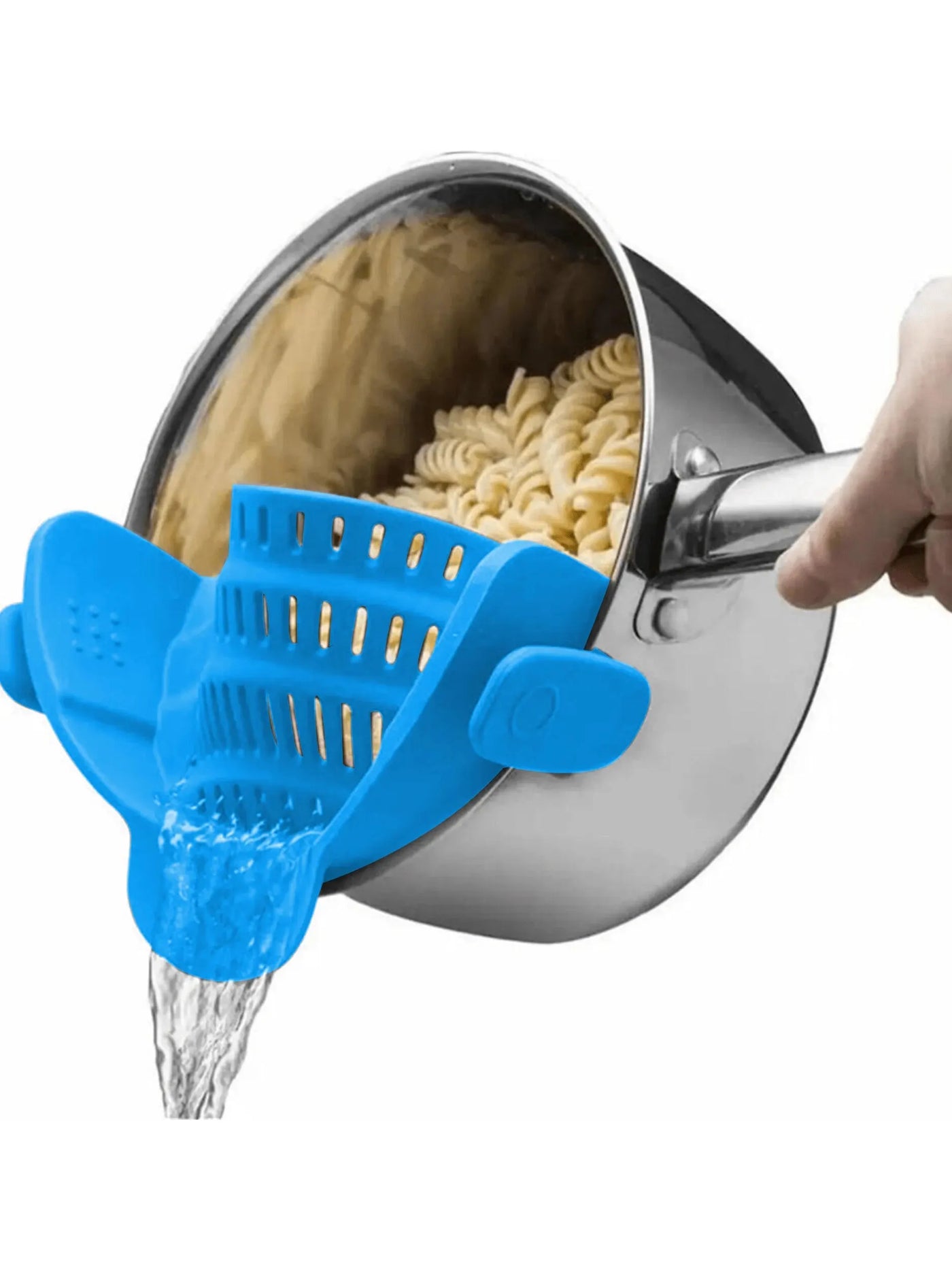 ClipStrain Adjustable Silicone Strainer For Kitchen Draining Tasks