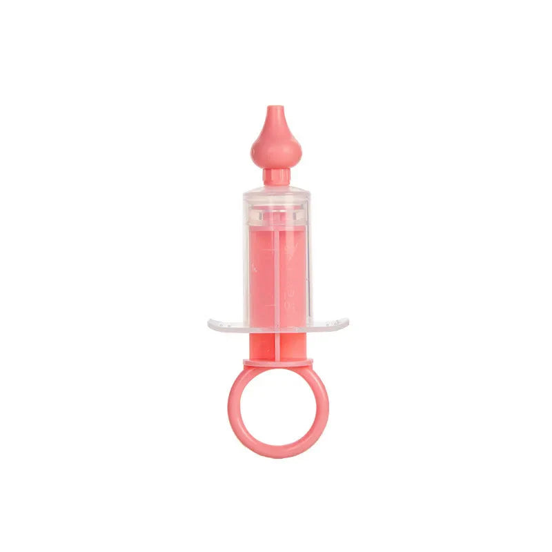 Silicone Nasal Aspirator Baby Nose Cleaner Suction Syringe Irrigator