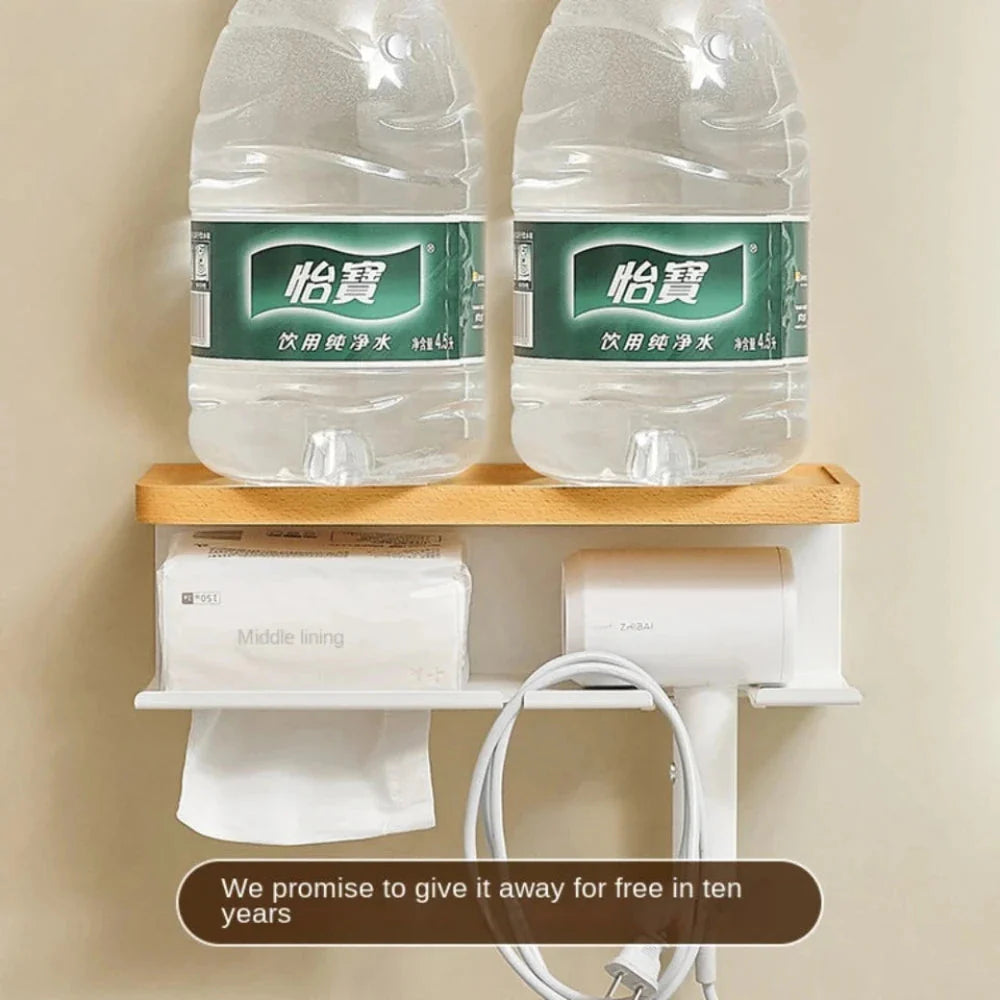 Hair Dryer Holder Bathroom Styling Organizer Blower Storage Rack