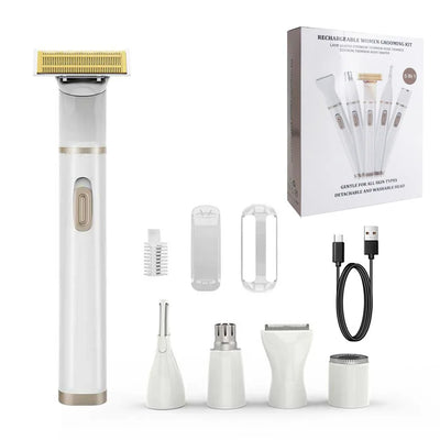 Women's Electric Shaver Cordless Eyebrow Bikini Facial Hair Remover