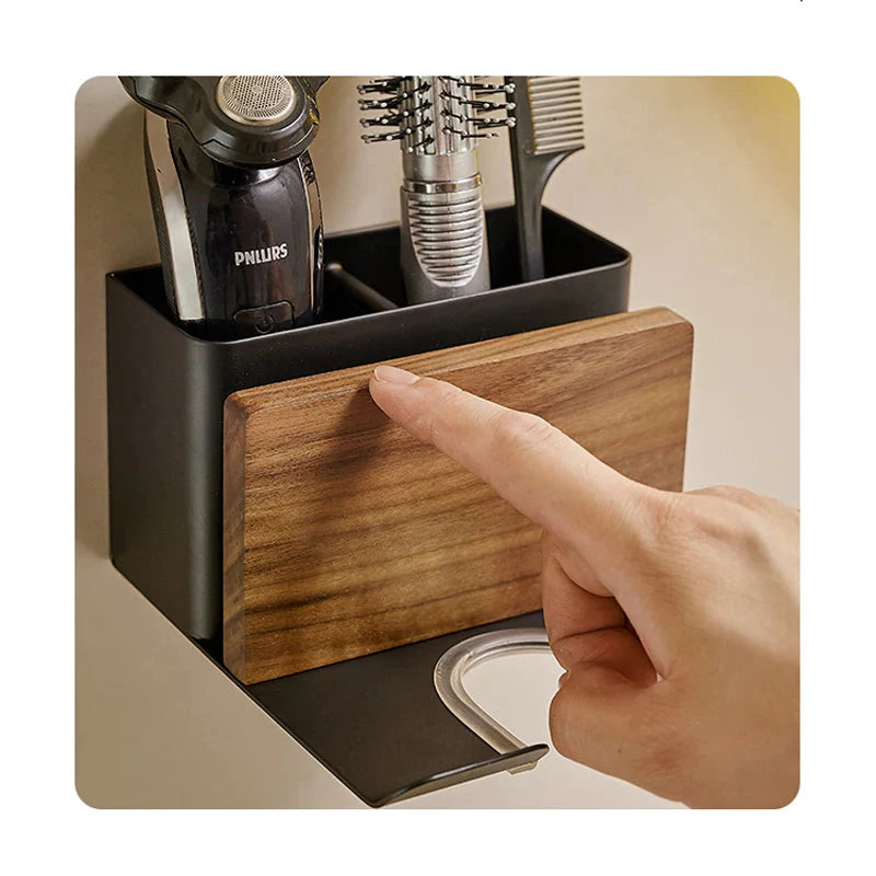 Hair Dryer Holder Wall Mount Stand Organizer For Straightener Cradle