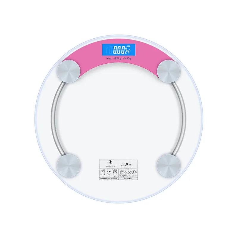 Digital Bathroom Scale LCD Electronic Body Weight Balance