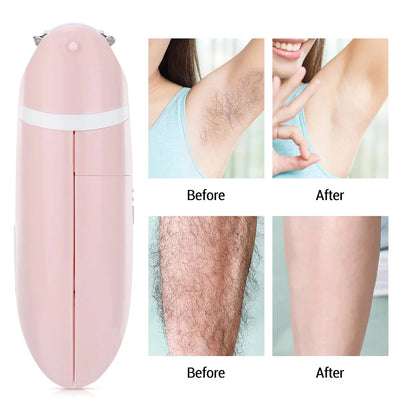 Portable Electric Body Shaver Rechargeable Hair Removal For Women