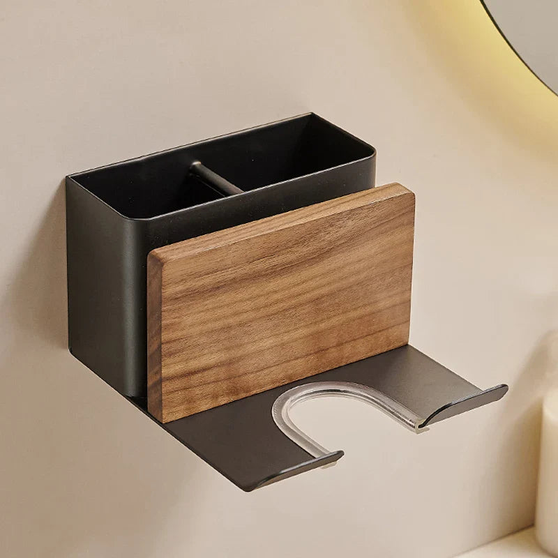 Hair Dryer Holder Wall Mount Stand Organizer For Straightener Cradle