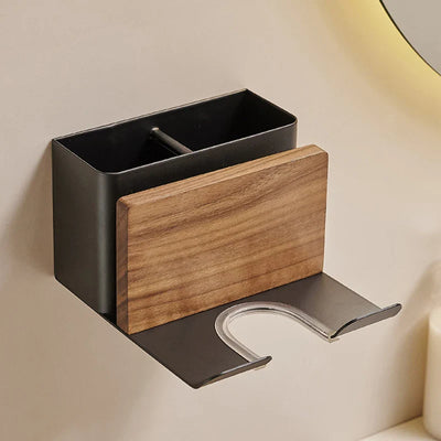 Hair Dryer Holder Wall Mount Stand Organizer For Straightener Cradle