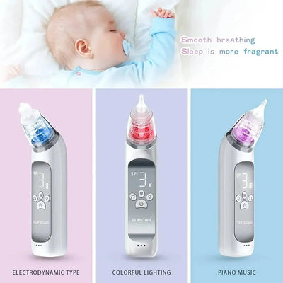 Baby Electric Nasal Aspirator With Food Grade Silicone Mouthpiece