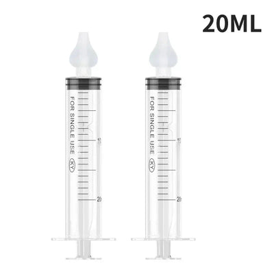 Baby Nasal Aspirator 10ML 20ML Soft Silicone Nose Cleaner Syringe
