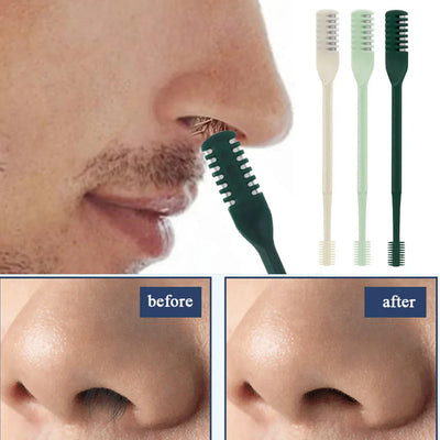 Rotating Nose And Ear Hair Trimmer Double Head Portable Groomer