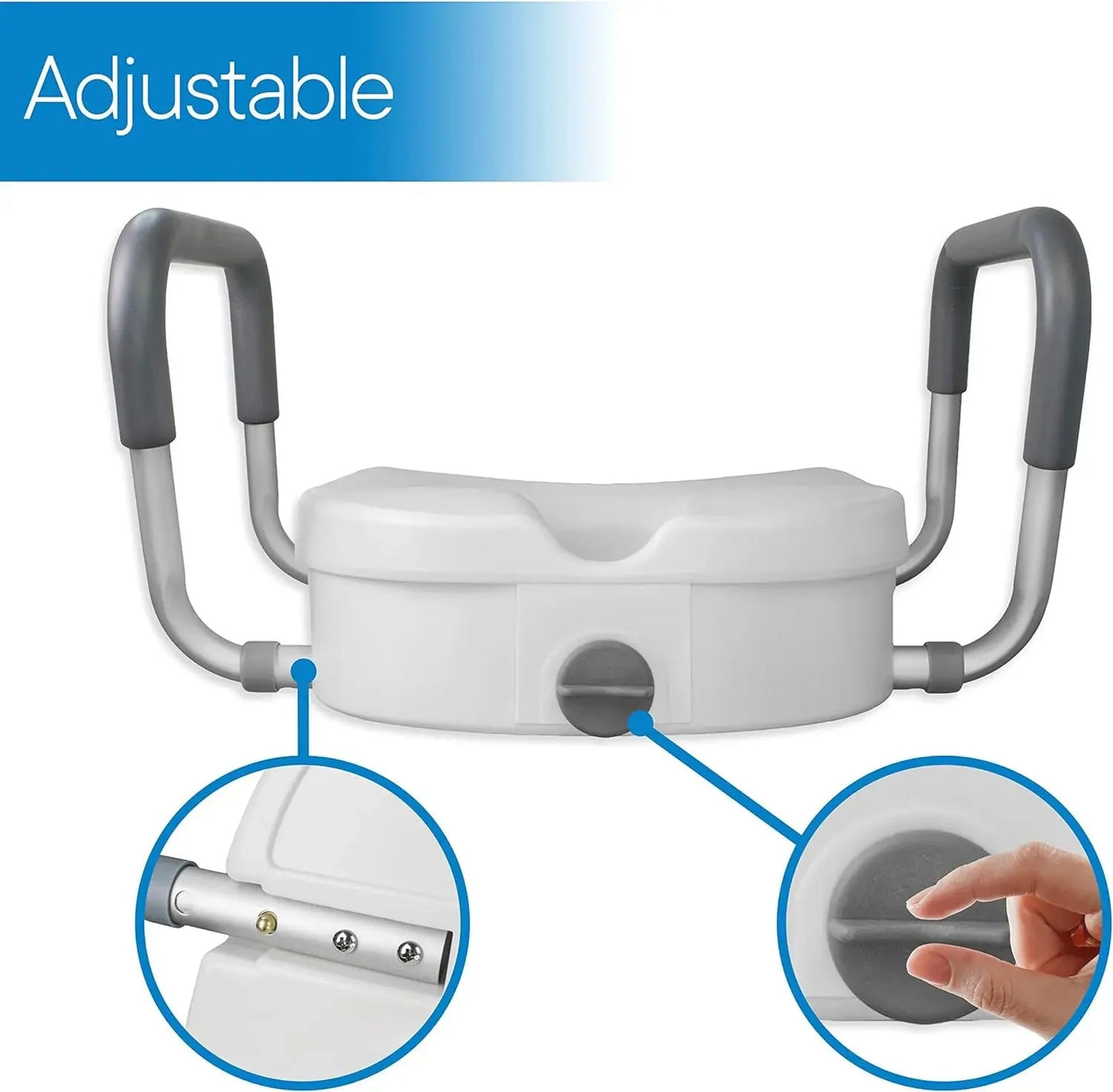 Elevated Toilet Seat Cushion Raised Booster For Comfort And Safety