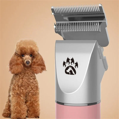 Cordless Dog Grooming Clipper Rechargeable Quiet Pet Trimmer