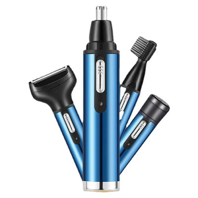 Ear And Nose Hair Trimmer With Eyebrow And Facial Hair Removal For Men