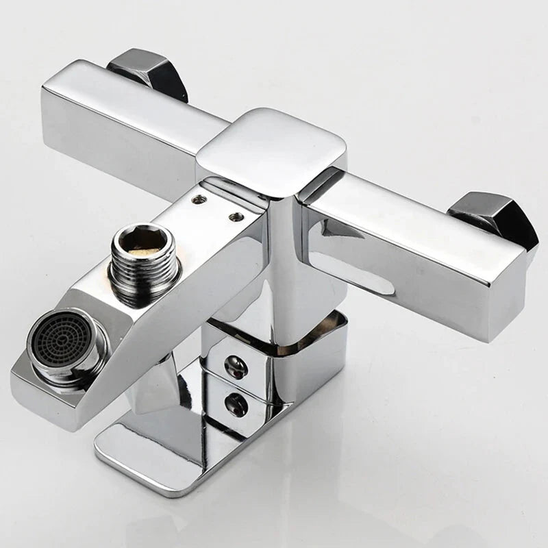 Bathtub Faucet Shower Set Waterfall Mixer Valve Hot Cold Control