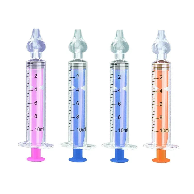 Baby Nasal Aspirator Syringe Nasal Irrigator Kids Nose Cleaner