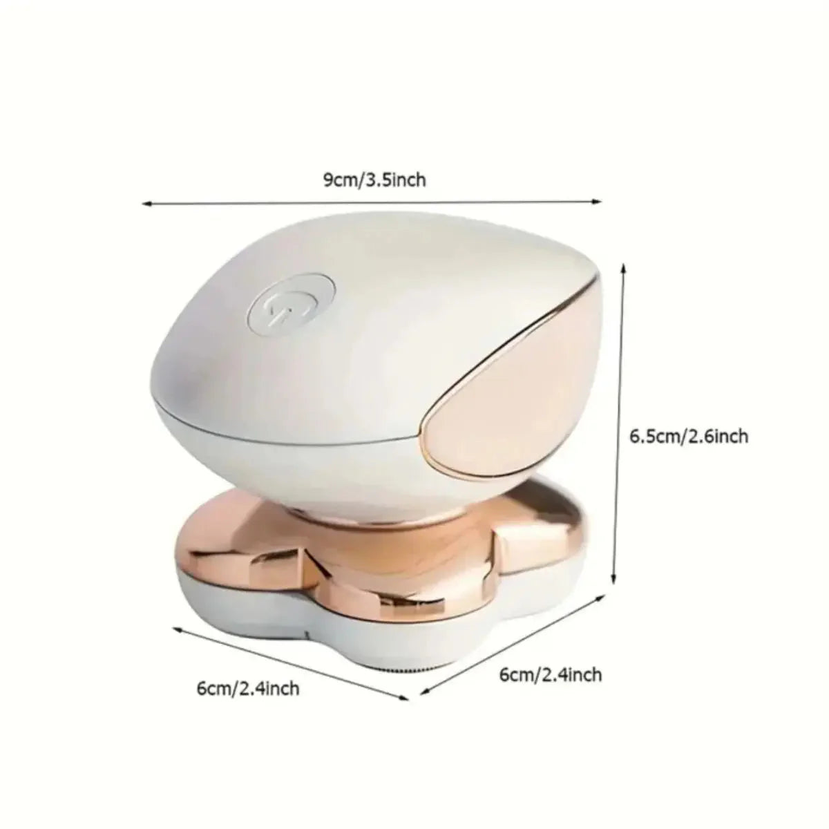 Rechargeable Lady Epilator For Face Legs Arms 4x Hair Removal Power