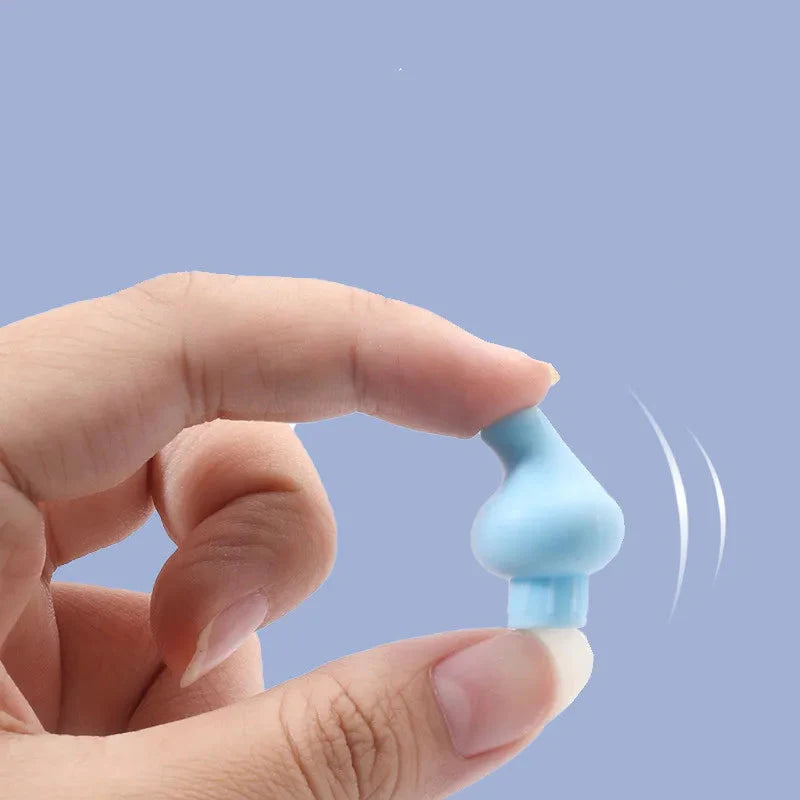 Silicone Nasal Aspirator Baby Nose Cleaner Suction Syringe Irrigator