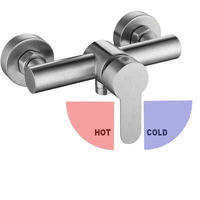 Stainless Steel Shower Faucet Wall Mounted SUS304 Bathroom Mixer