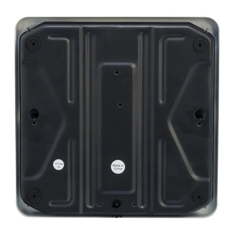 Analog Dial Bathroom Scale Black 300 Lb Capacity Easy Read