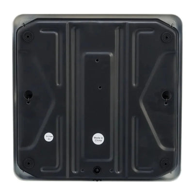 Analog Dial Bathroom Scale Black 300 Lb Capacity Easy Read