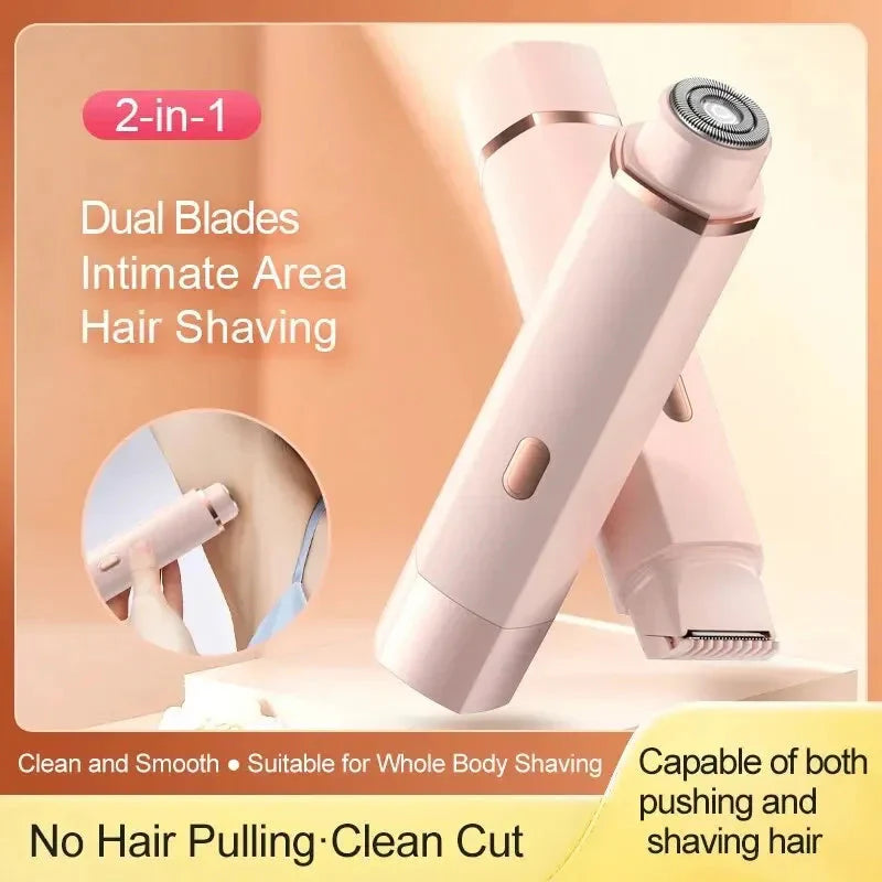 Women's Electric Shaver Double Head Hair Remover For Smooth Skin