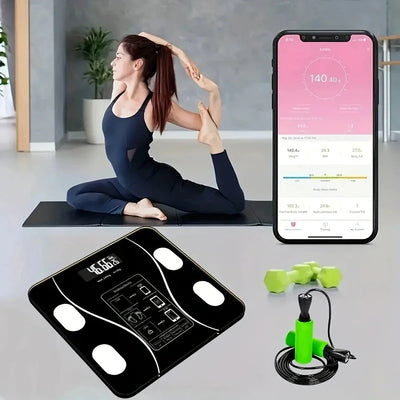 Bluetooth Digital Bathroom Scale Wireless Electronic Weight Monitor
