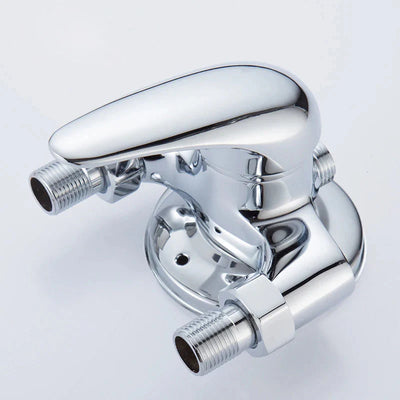 G1/2 Bathtub Shower Faucet Hot Cold Water Mixing Valve Set