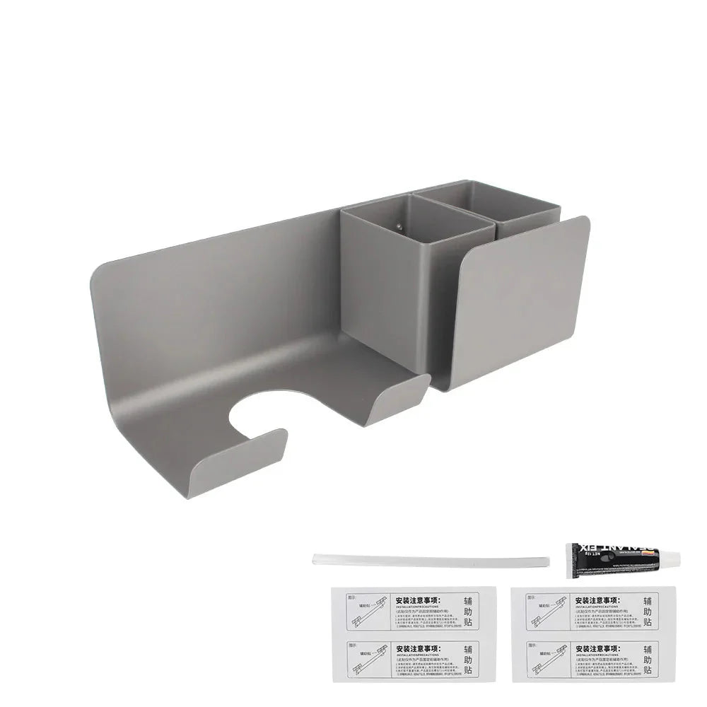 Hair Dryer Holder Multifunctional Storage Rack For Straighteners