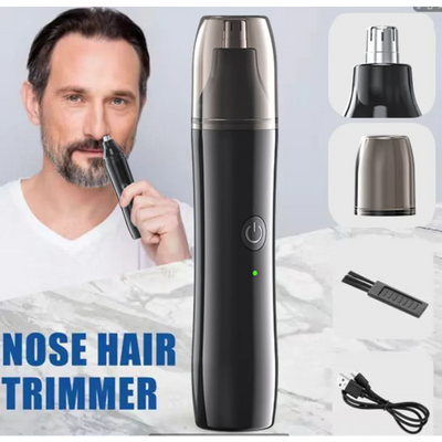 Electric Nose Hair Trimmer Rechargeable Painless Ear And Nose Groomer