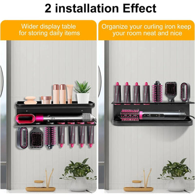 Wall Mounted Hair Dryer Holder Stand For Dyson Airwrap Dryer