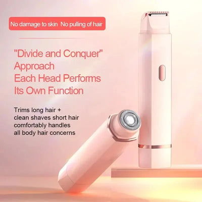 Women's Electric Shaver Double Head Hair Remover For Smooth Skin
