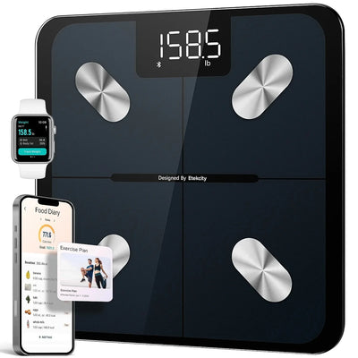 Digital Bathroom Weighing Scale With BMI Body Fat Muscle Analysis