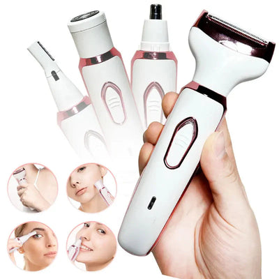 Lady Electric Shaver For Face Nose Legs Underarm And Bikini Trimming