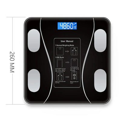 Bluetooth Smart Body Scale With BMI Measurement For Bathroom