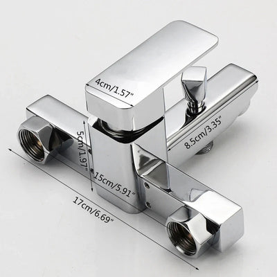 Bathtub Faucet Shower Set Waterfall Mixer Valve Hot Cold Control