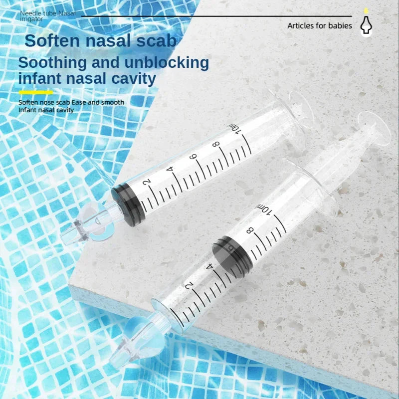 Baby Nasal Aspirator Syringe Nasal Irrigator Kids Nose Cleaner