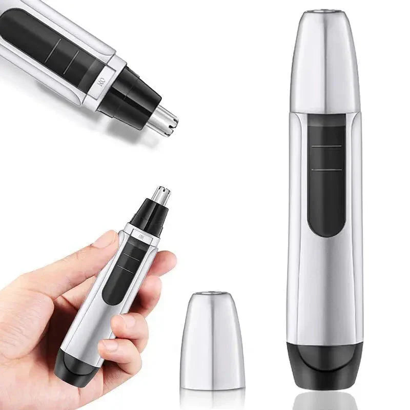 Wireless Waterproof Nose Hair Trimmer Electric Battery Operated