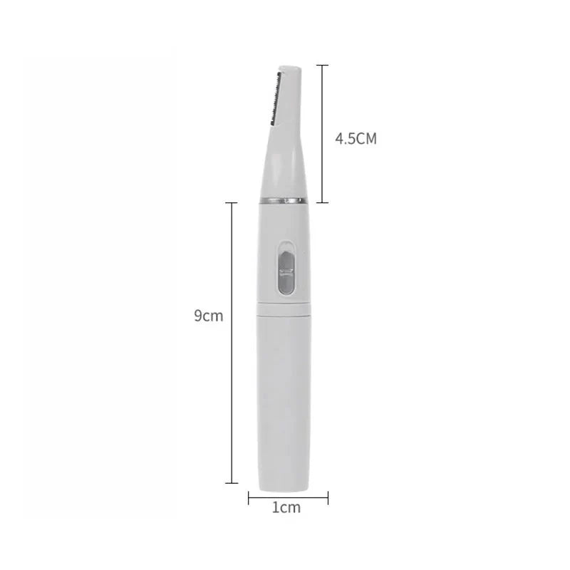 Nose And Ear Hair Trimmer Eyebrow Facial Hair Removal Shaver Battery