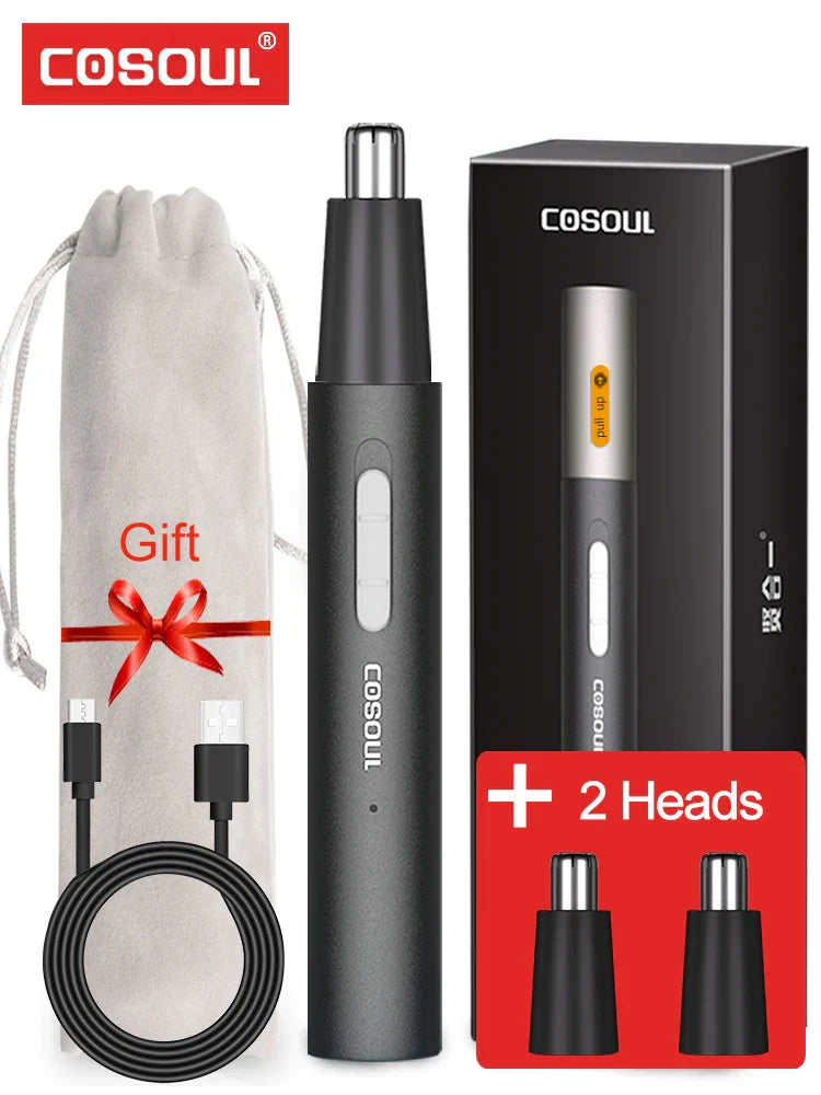 Electric Nose Hair Trimmer Rechargeable Grooming Tool For Men
