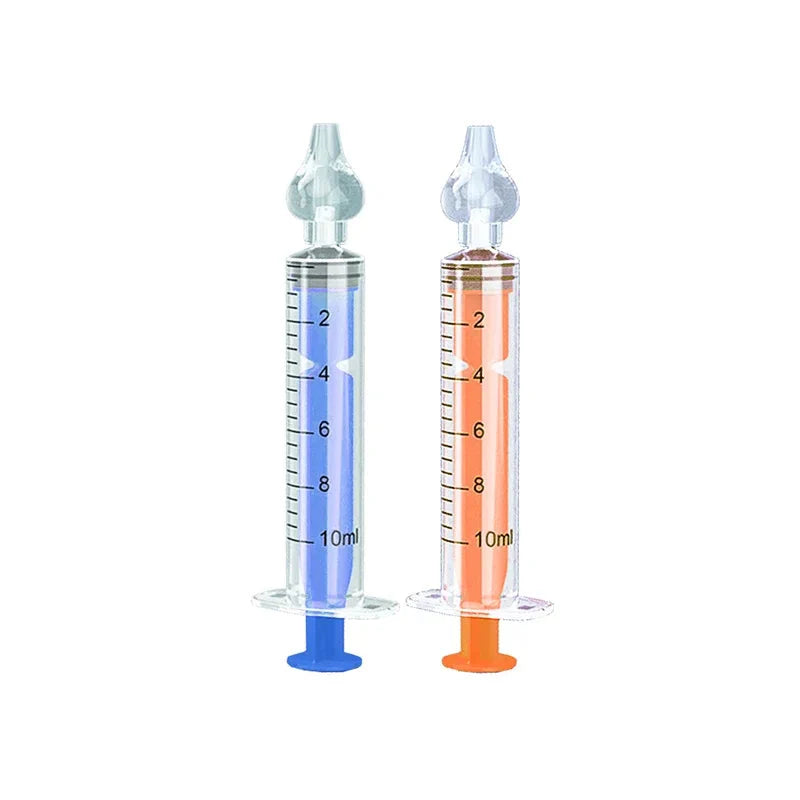 Baby Nasal Aspirator Syringe Nasal Irrigator Kids Nose Cleaner