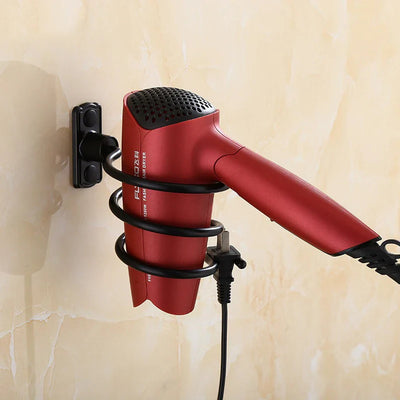 Hair Dryer Holder Aluminum Bathroom Shelf Vintage Style