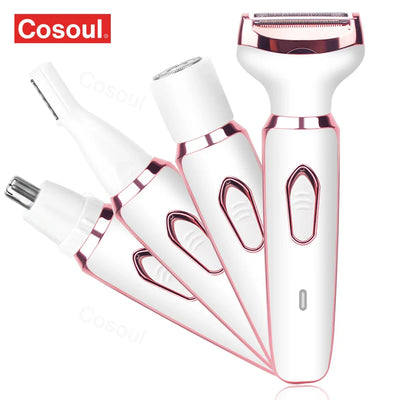 Women's Electric Shaver Body Hair Trimmer For Bikini Armpit Face