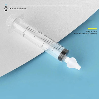 Baby Nasal Aspirator 20ml Syringe Nasal Irrigator Nose Cleaner
