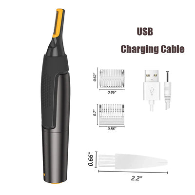 Electric Eyebrow Trimmer Washable Multifunction Facial Hair Razor