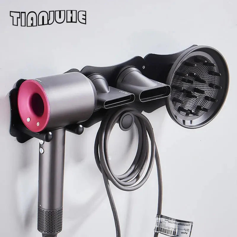 Wall Mount Hair Dryer Holder Magnetic Bracket For Dyson Supersonic