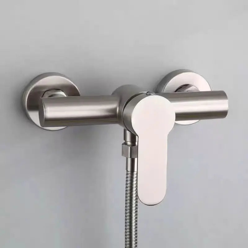 Stainless Steel Shower Faucet Wall Mounted SUS304 Bathroom Mixer