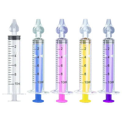 5Pcs Baby Nasal Aspirator Cleaner Nose Washer Needle Tube Set