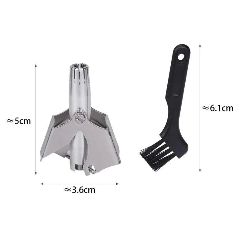 Nose Trimmer For Men Stainless Steel Washable Vibrissa Shaver
