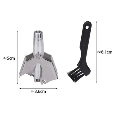 Nose Trimmer For Men Stainless Steel Washable Vibrissa Shaver